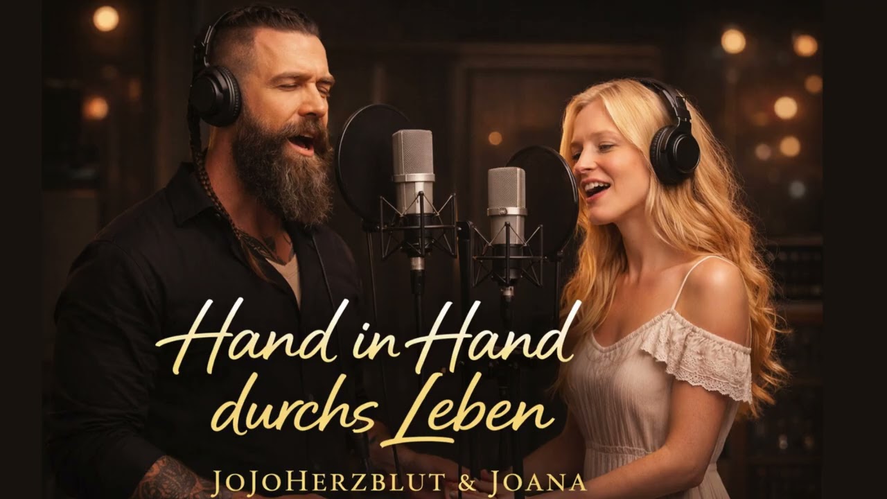 „Hand in Hand durchs Leben“ — ein kraftvoller, romantischer Duett-Song mit JoJoHerzblut & Joana.