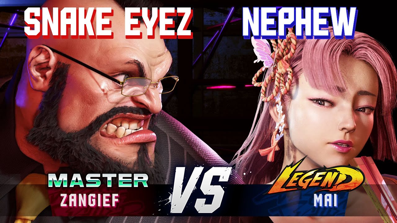 SF6 ▰ SNAKE EYEZ (Zangief) vs NEPHEW (Mai) ▰ High Level Gameplay