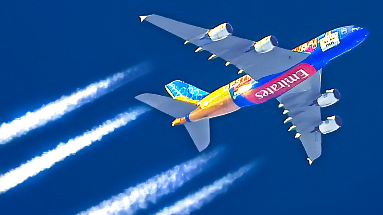 60 MINUTES of HIGH ALTITUDE PLANESPOTTING | The Ultimate sightings ! (A380,B747,A340,B777,B787,A350)