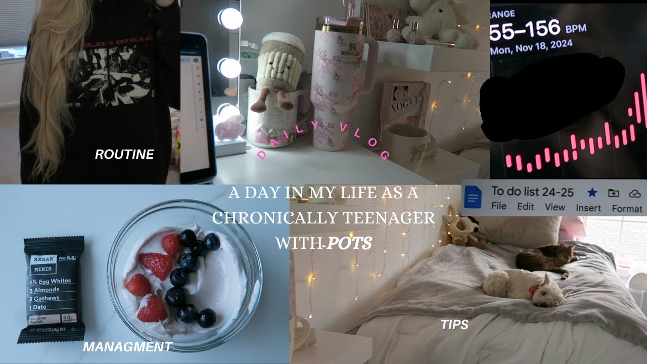 Productive day in my life as a chronically ill teen with POTS Syndrome.