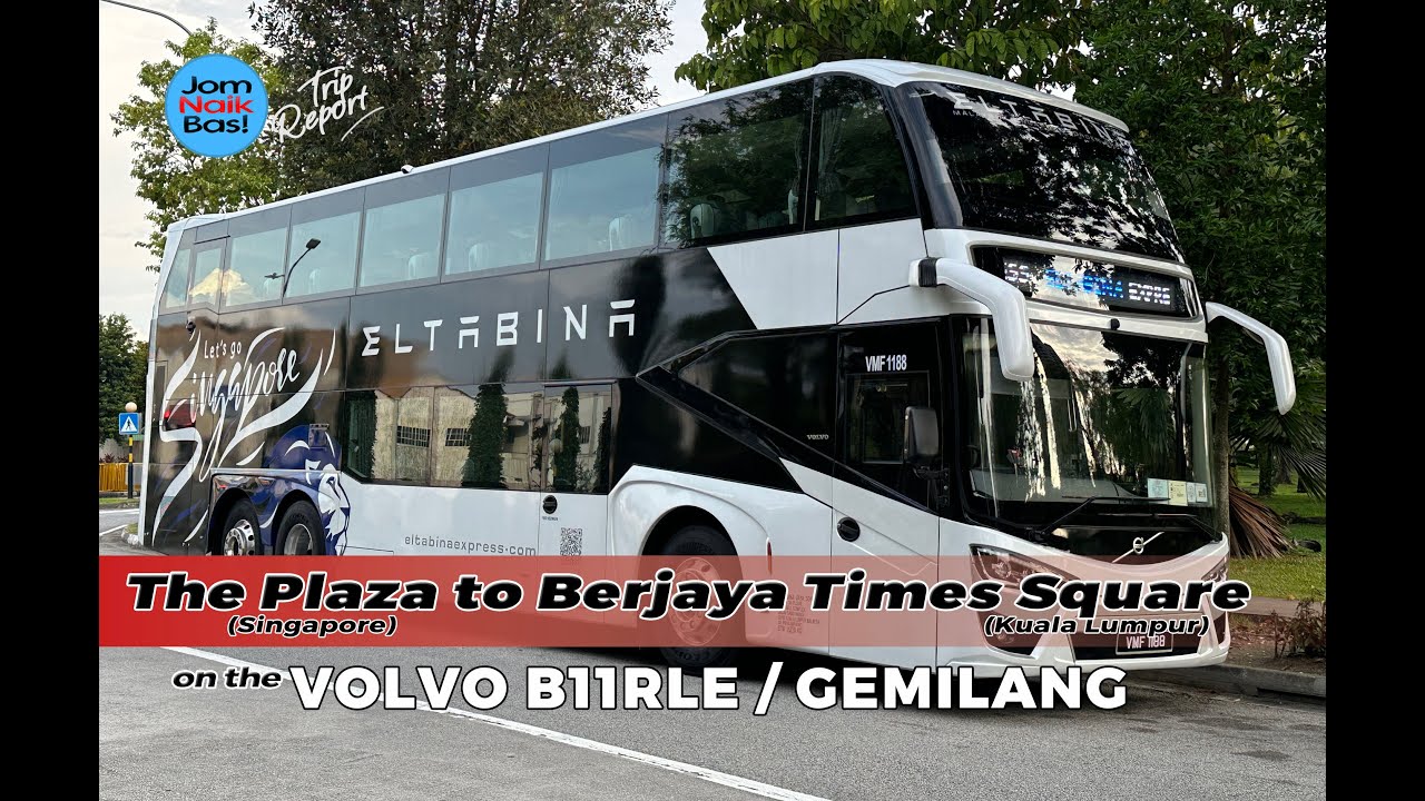 Впервые в Малайзии! Двухэтажный автобус Volvo B11RLE/Gemilang Eltabina Express