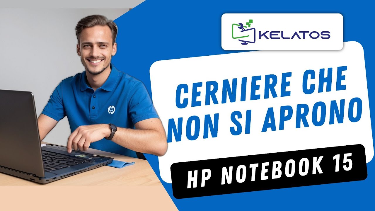Come riparare il notebook HP 15-bs520ns con le cerniere che non si aprono? cambio di cerniere