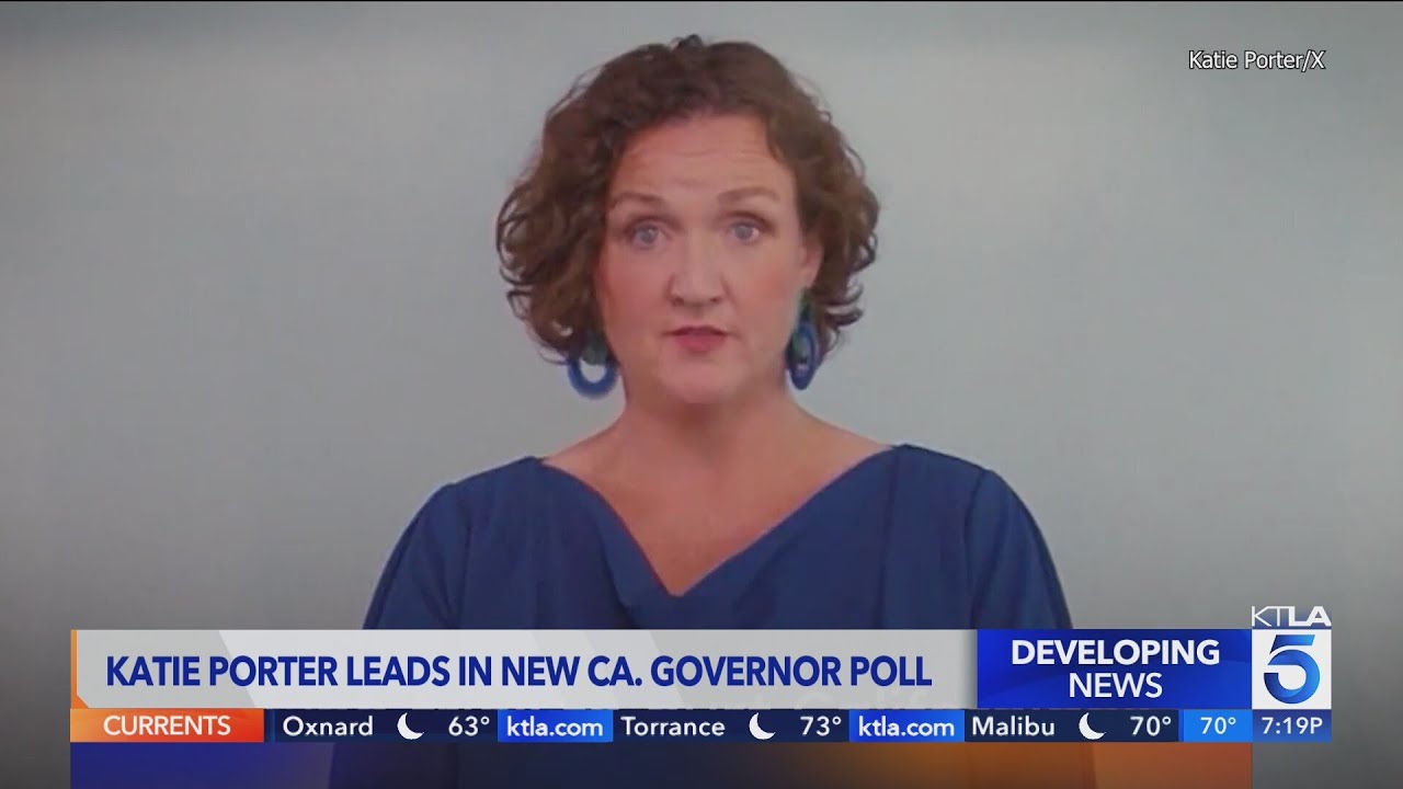 Katie Porter emerges as front-runner in Kamala Harris-free race for California Governor