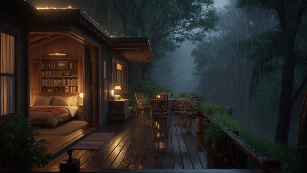 Quiet Forest Rain 🌲 | Natural Rain Sounds for Deep Rest