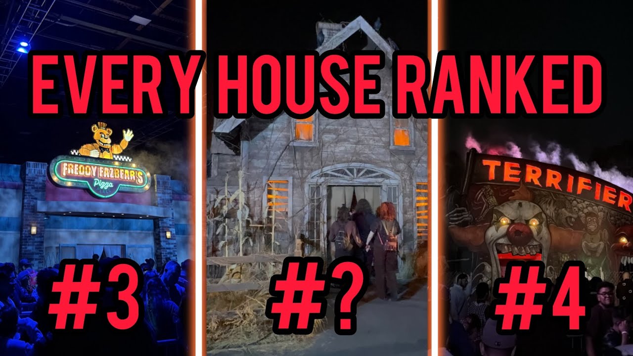 EVERY House Ranked at Halloween Horror Nights 2025!
