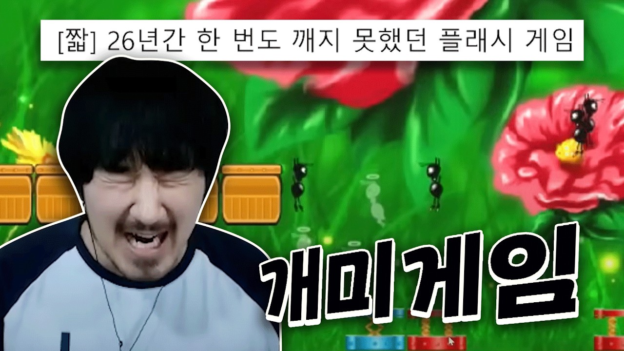 26년간 단 한번도 깨지 못했던 플래시게임 깨주는 사람