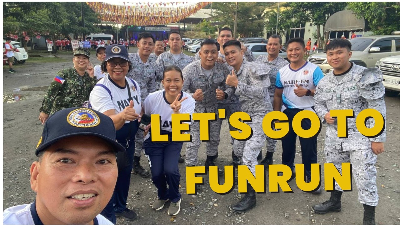 BARANGAY BULA GENERAL SANTOS CITY Let's Do The FunRun  Phil  Navy Res Marshal