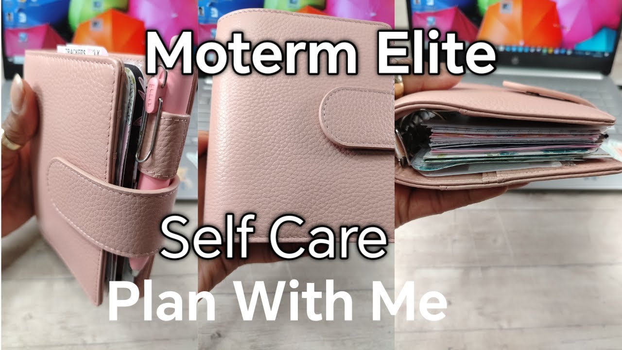 Plan With Me Self Care Moterm Elite A7 Pocket Rings  WK 5 - 11TH Jan 