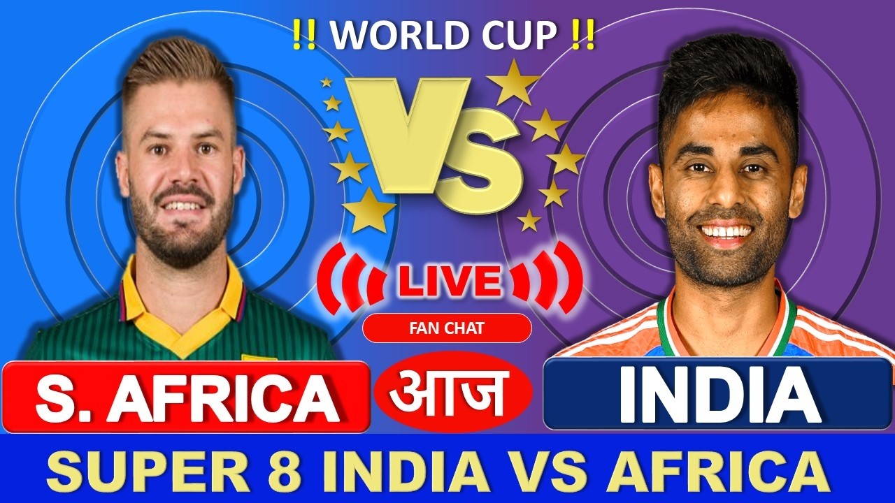 🔴Live Last 5 Over IND VS SA