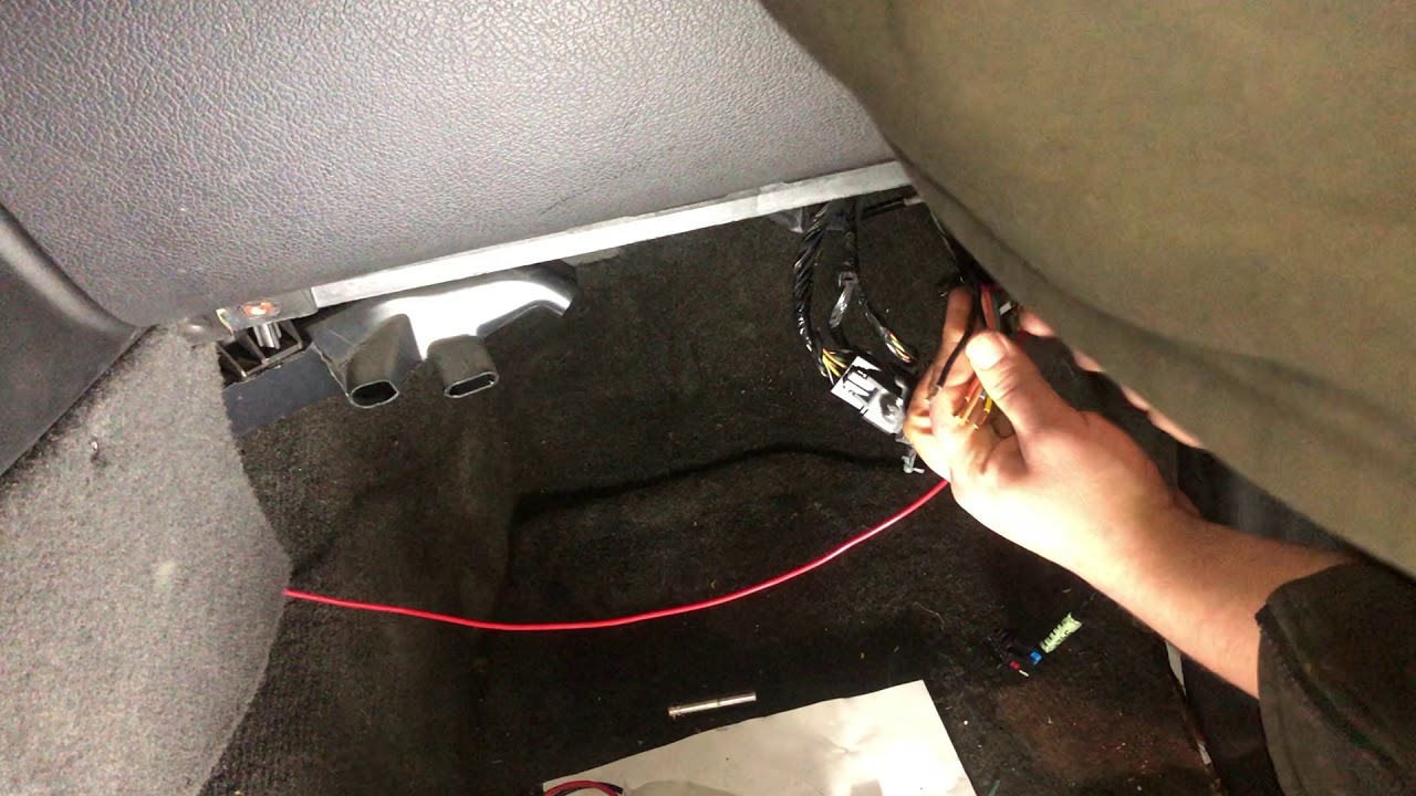 Rewiring a burnt out blower motor resistor connector harness