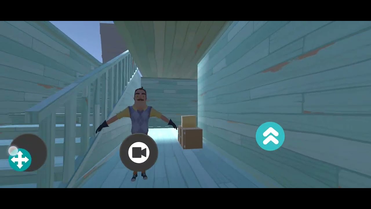 Gameplay Hello Neighbor Alpha 1 fanmade android 