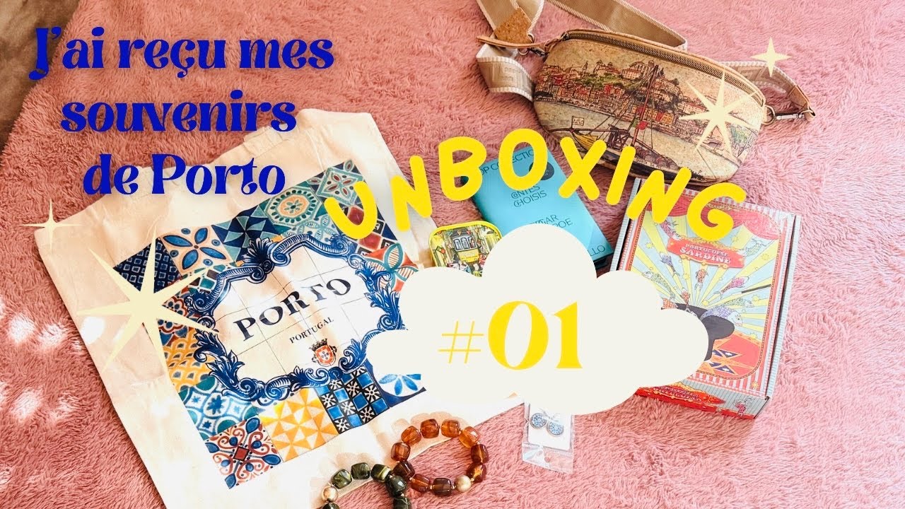 Unboxing colis de Porto (Portugal) 🇵🇹