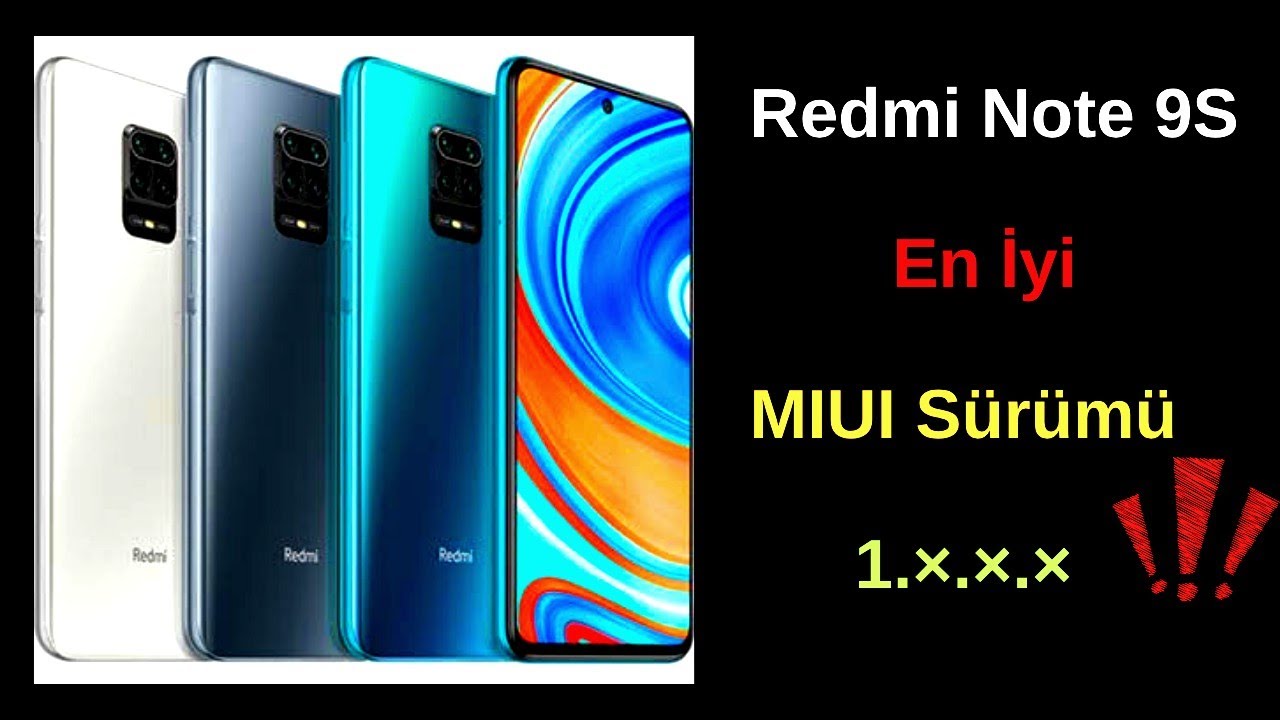 Xiaomi Redmi Note 9S için En İyi MIUI Sürümü | TECH CYLN