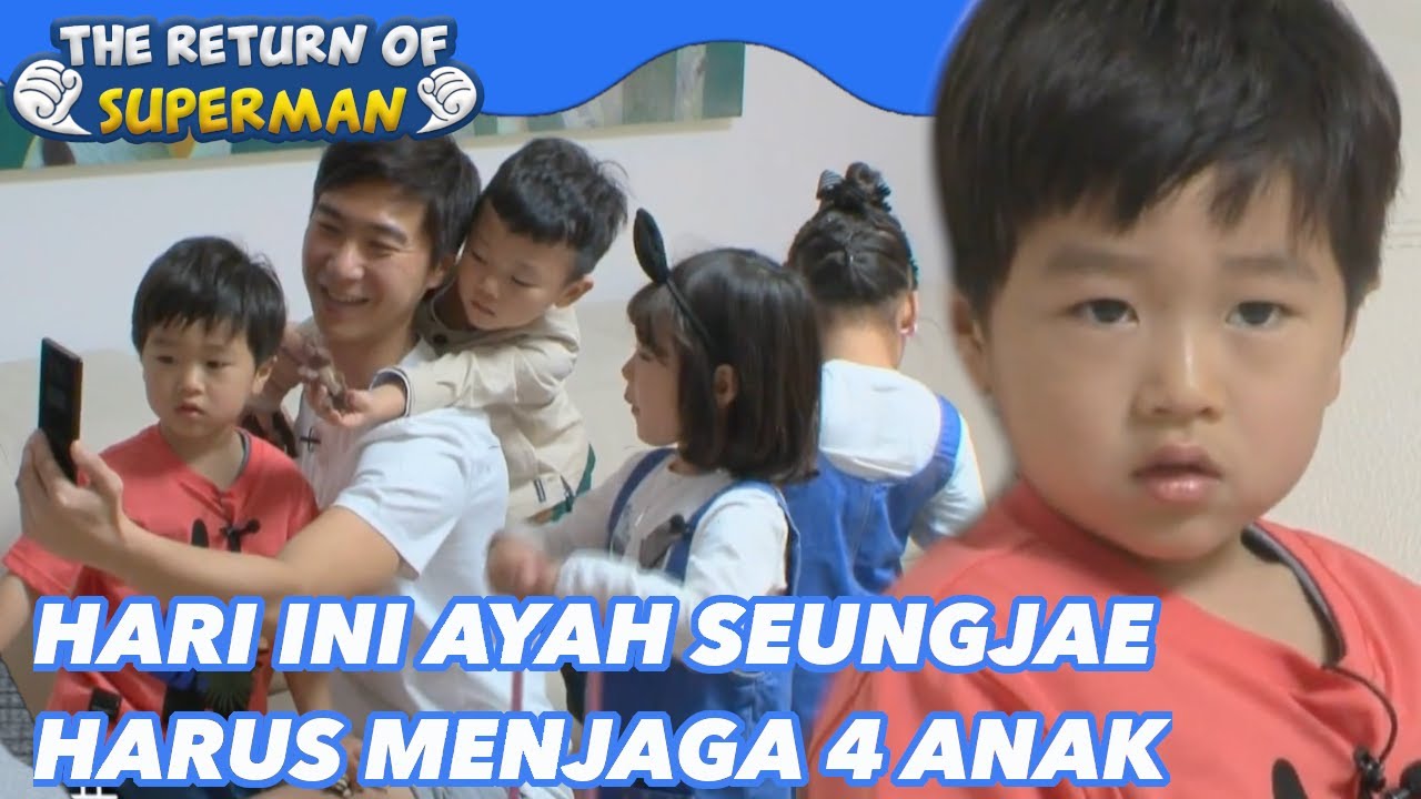 Hari Ini Ayah Seungjae Harus Menjaga 4 Anak |Nostalgia Superman|SUB INDO|180527 Siaran KBS WORLD TV|