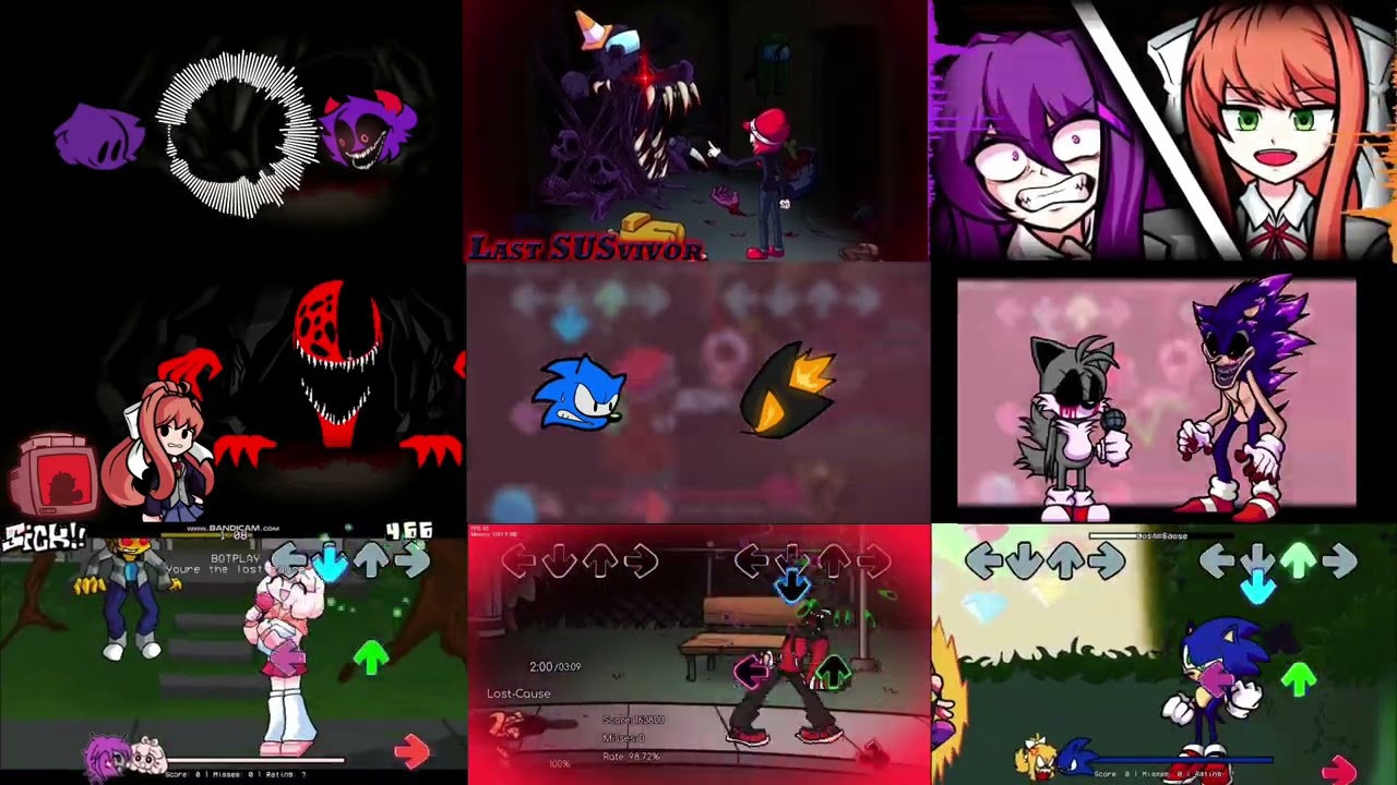 (FNF) Lost cause but it’s a mashup of 9