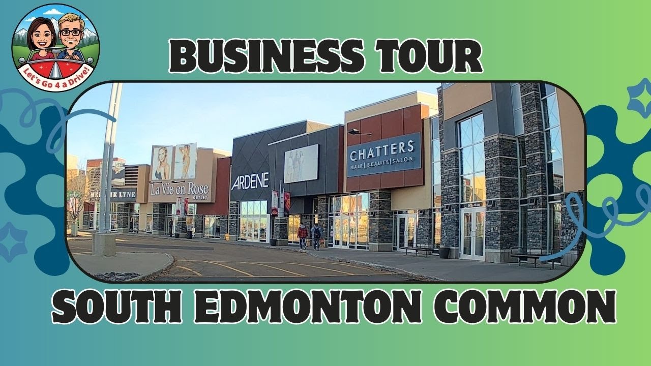 Прокатитесь с нами по парку South Edmonton Common в Эдмонтоне, Альберта 🍂 #шоппинг #southcommon #...