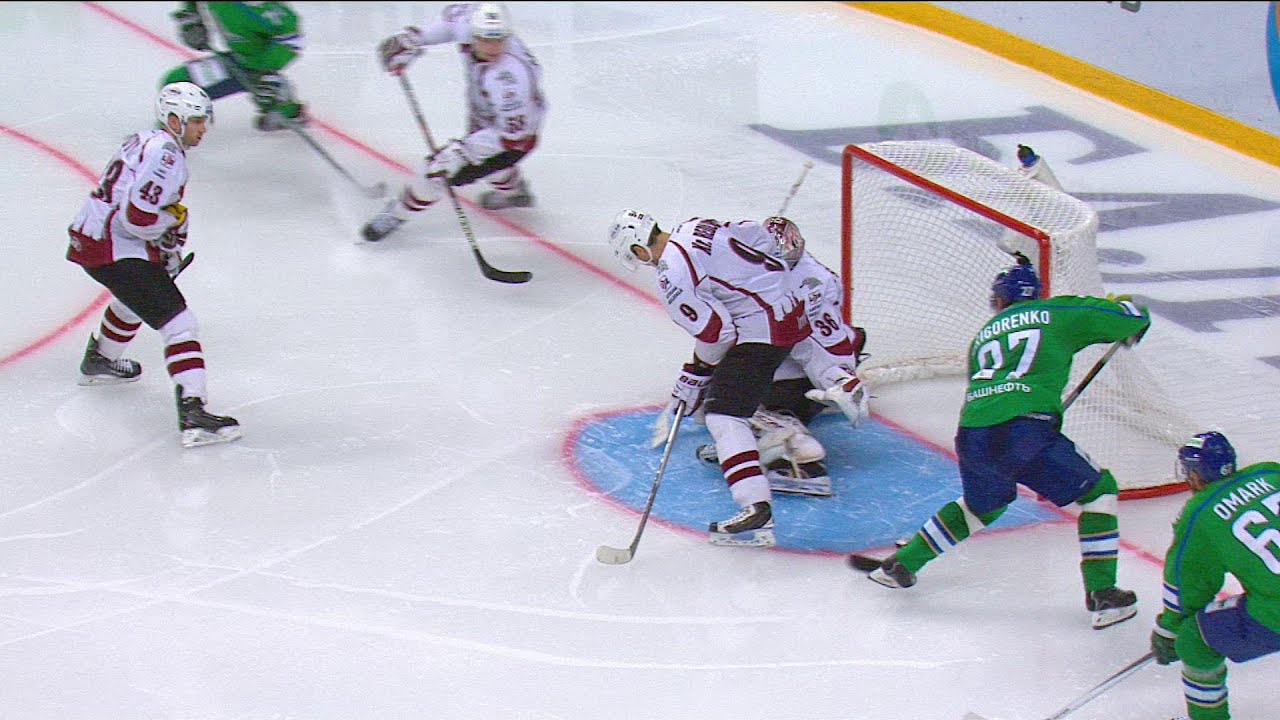 Dinamo Riga @ Salavat Yulaev 10/22/2015 / Салават Юлаев - Динамо Рига 3:1