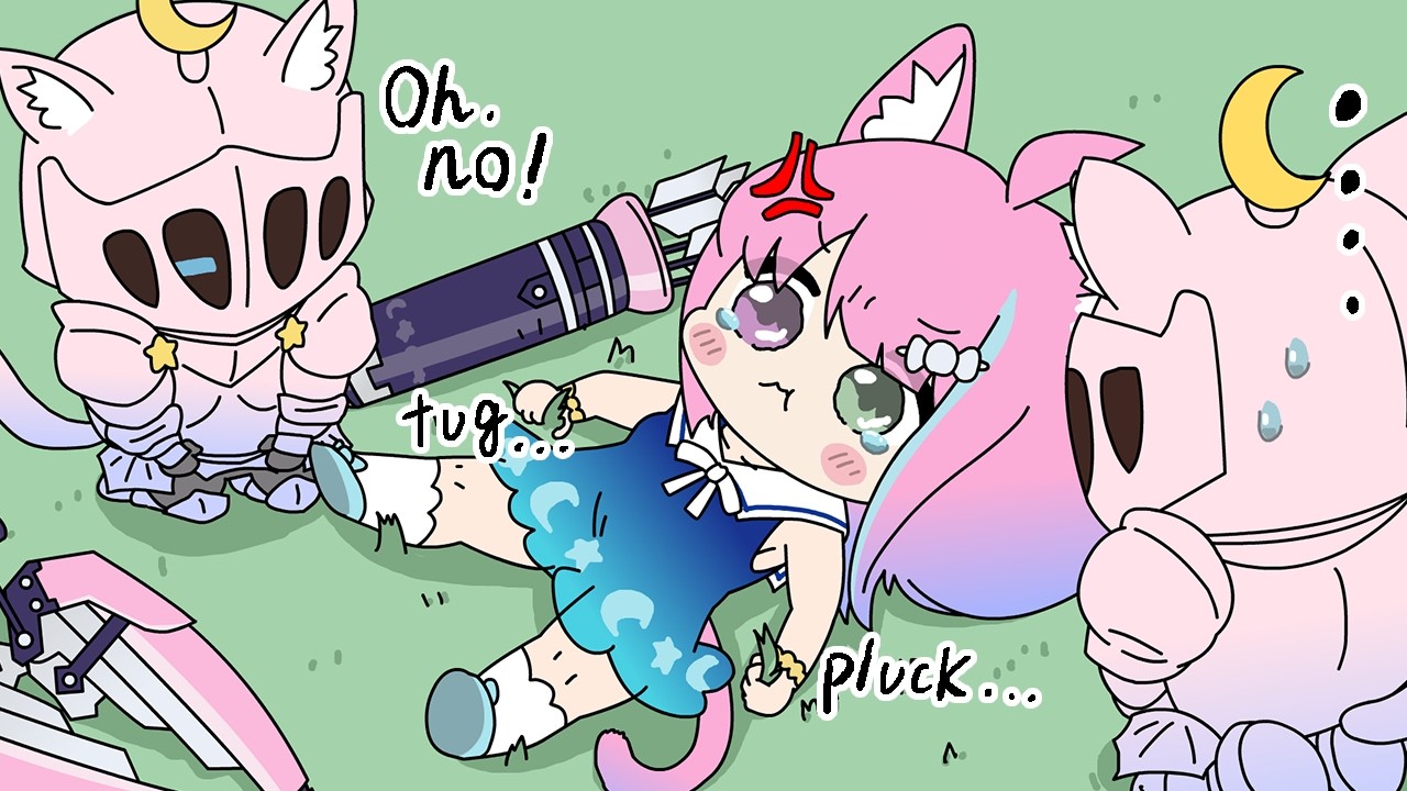 Luna tried to get Polka to comfort her, but she pushed her buttons.[Animated Hololive/Eng sub]