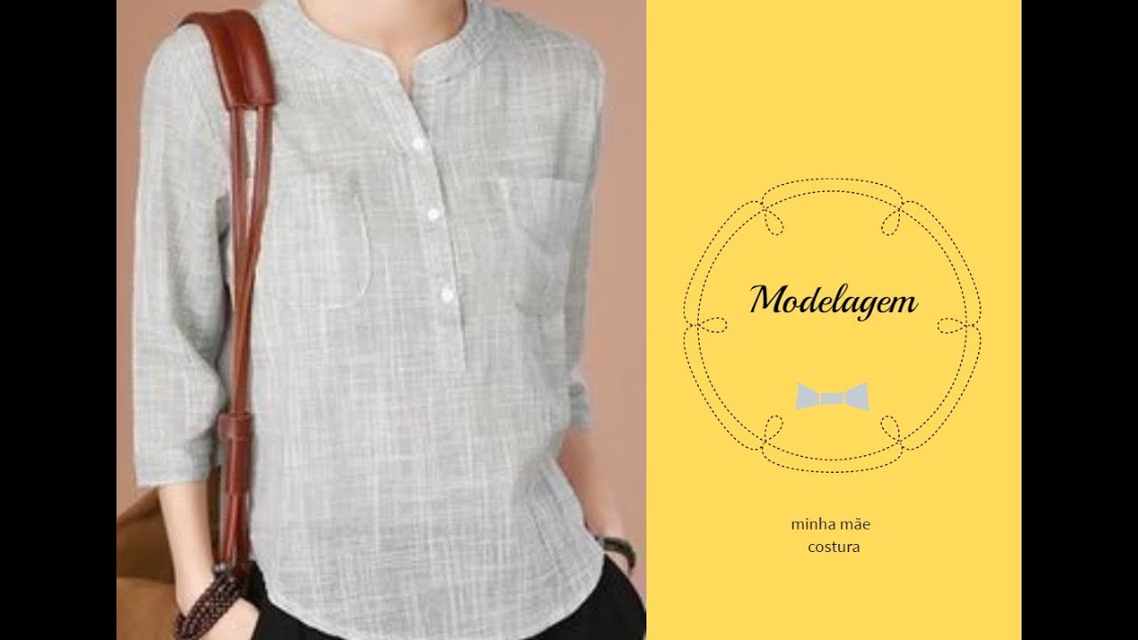 BLUSA COM CARCELA    PATE