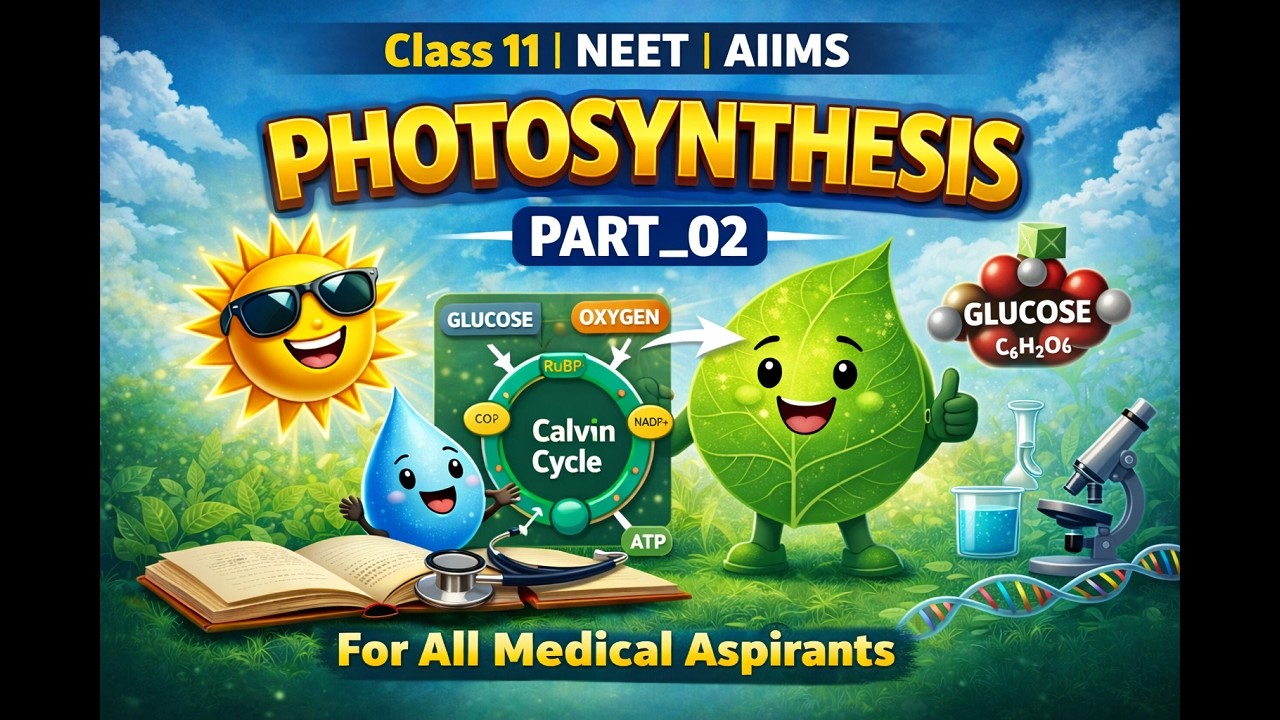Photosynthesis Part 02🔥 Class 11 | NEET Biology | AAFRIN MA'AM|
