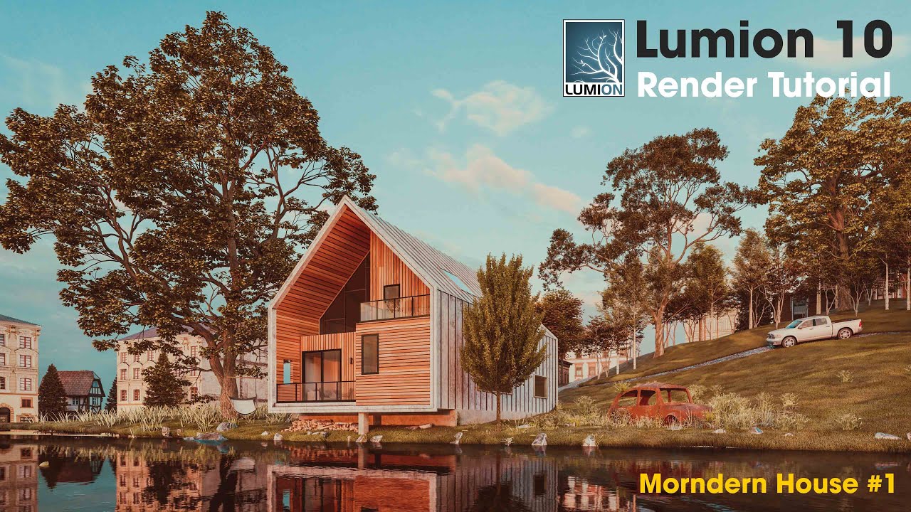 Lumion 10 - Exterior Render Tutorial #1 EXTERIOR