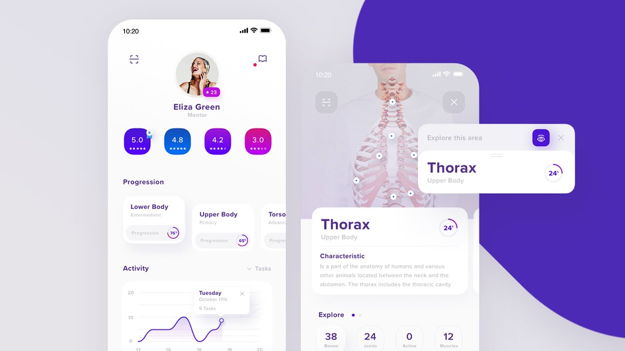 Excellent Top 10 Example Mobile App Design | UI/UX Animation Design