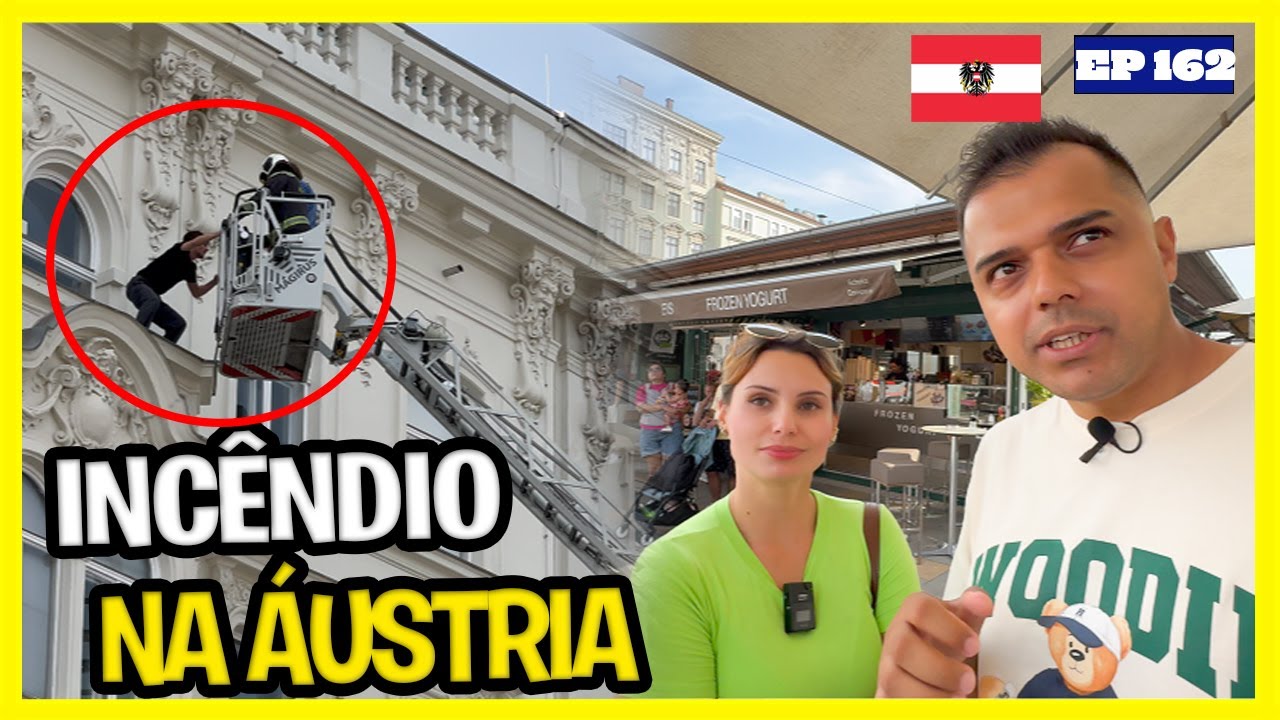 Fomos SURPREENDIDOS com um INCÊNDIO na ÁUSTRIA durante as gravações (Palácio Schonbrunn)