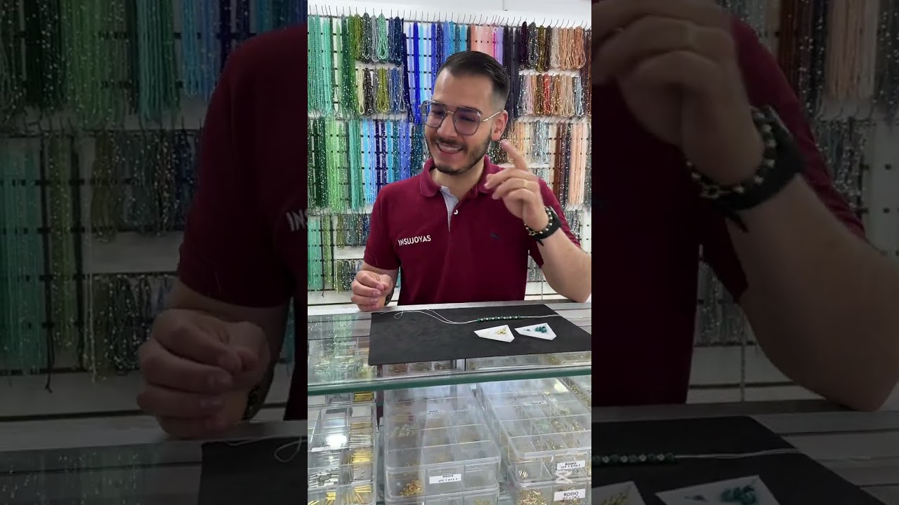Como realizar manillas en caucho elastico. #tutorial #bisuteria