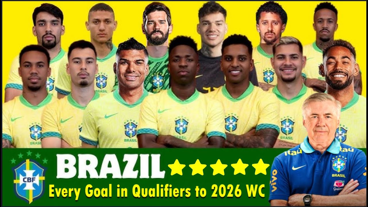 BRAZIL || Road to FIFA World Cup 2026 || All goals in Qualifiers⚽