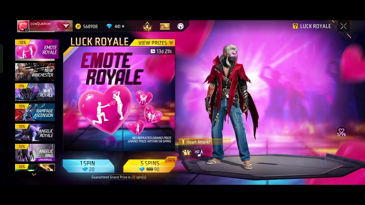 Valentine  emote🤯💗 #lokeshgamer 