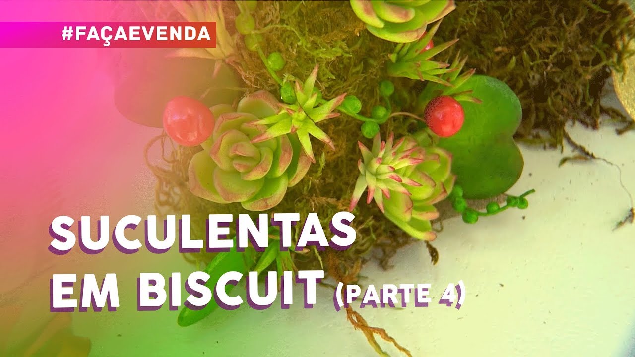 Suculentas em Biscuit por Alessandra Assi (Parte 4)