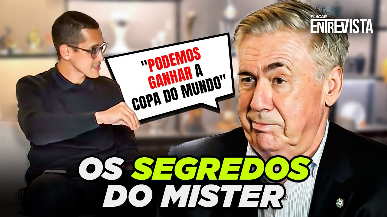ANCELOTTI EXCLUSIVO: A CHAVE PARA O HEXA | Placar Entrevista