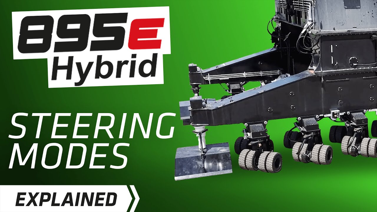 SENNEBOGEN 895 Hybrid Mobile - Steering Modes