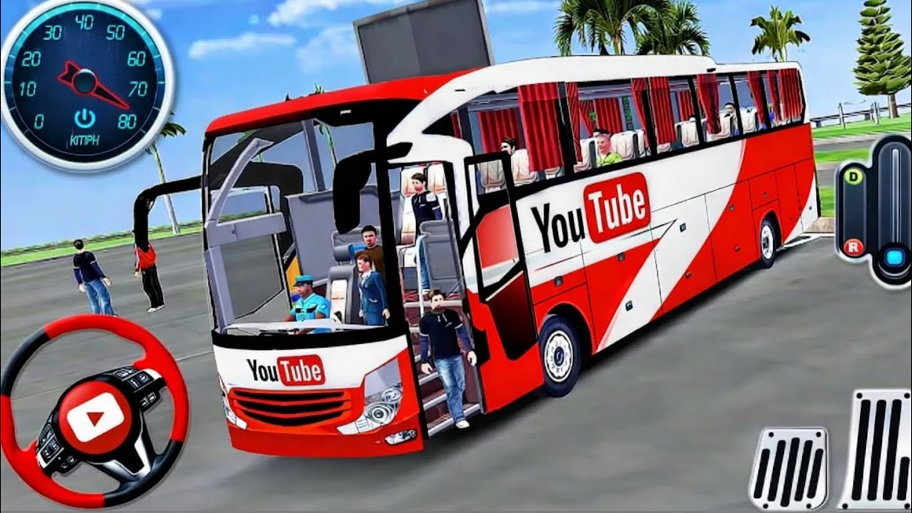 Real. Highway Bus Simulator 3D – Offroad & City Bus Driving | Android Gameplay 🚍