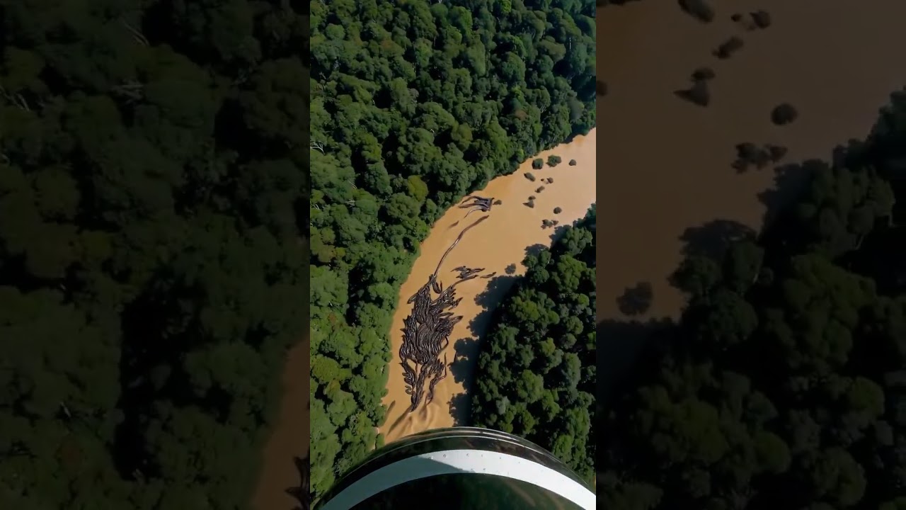 🛰️ Military Surveillance Captures Anaconda Breeding Grounds in Amazon