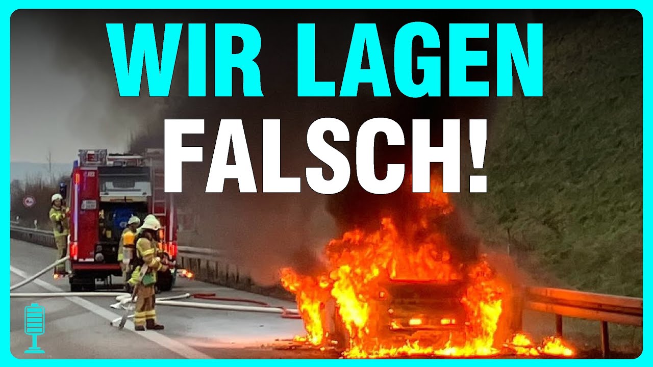Feuerwehr redet Klartext: Brennende E-Autos Sicherheitsrisiko?  - C. Emrich & H. Ehrenberg | Geladen