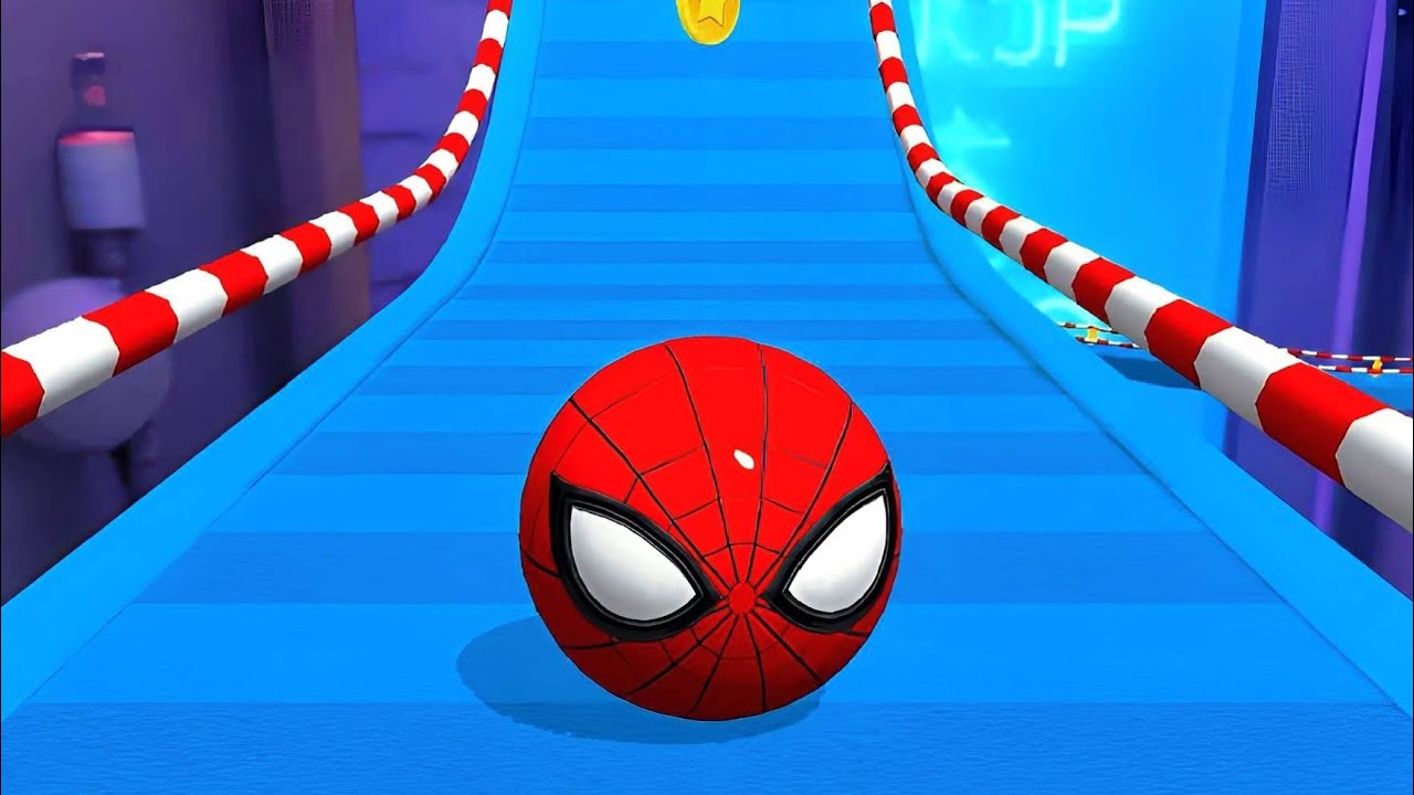 Sky Rolling Ball 3D Gameplay Speedrun Max All Levels 2285