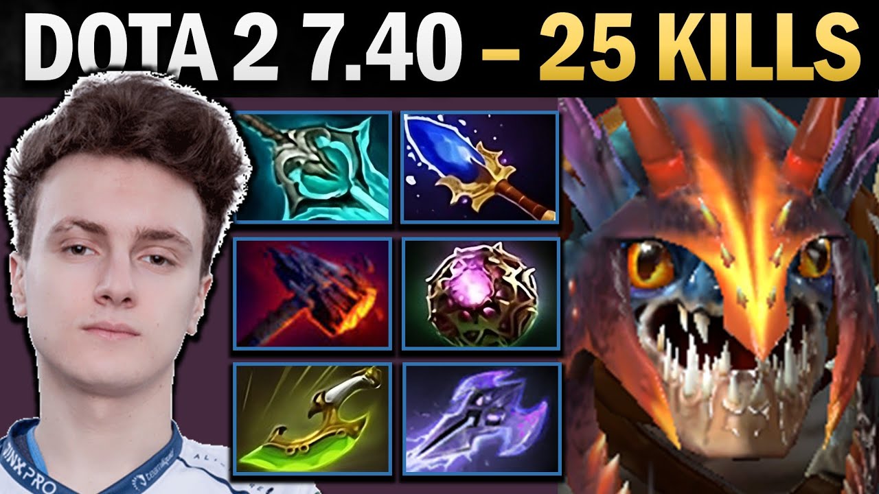 Slark Pro Carry with Octarine and Disperser - Gameplay Dota