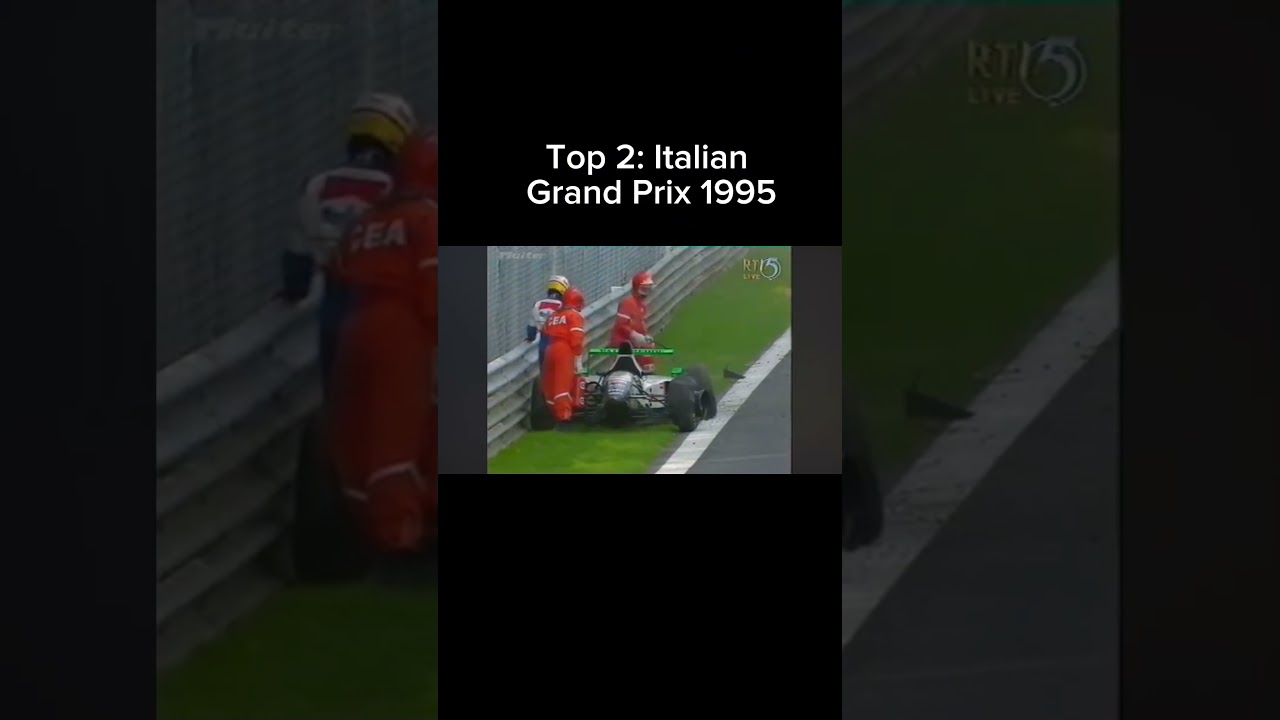 Luca Badoer Top 5 Biggest crashes #f1#f1shorts #shorts #like#subscribe