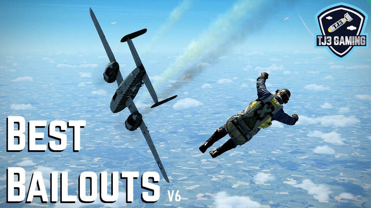 Epic Bailouts Compilation - IL-2 Sturmovik Great Battles - V6 Combat Flight Simulator