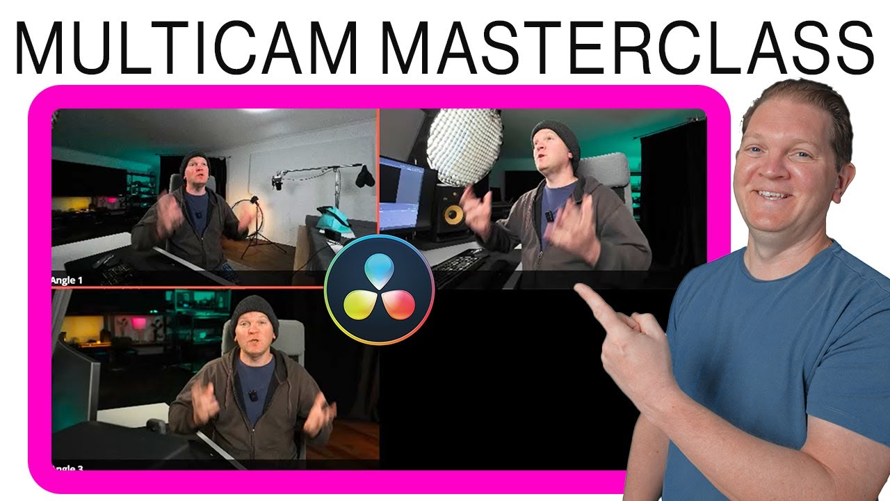 MULTICAM MASTERCLASS | How to edit with multiple camera angles in DaVinci Resolve (compilation)