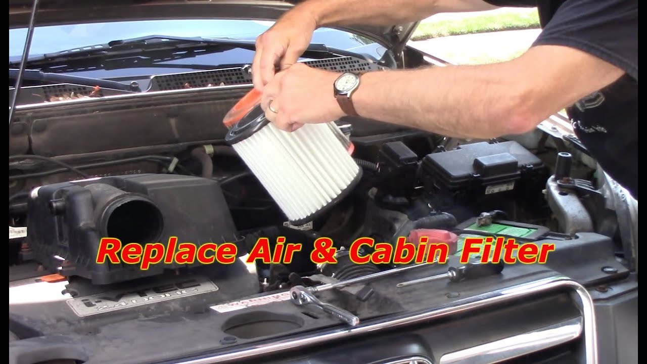 How To Replace The Air Filter & Cabin Filter 2002-2006 Honda CRV