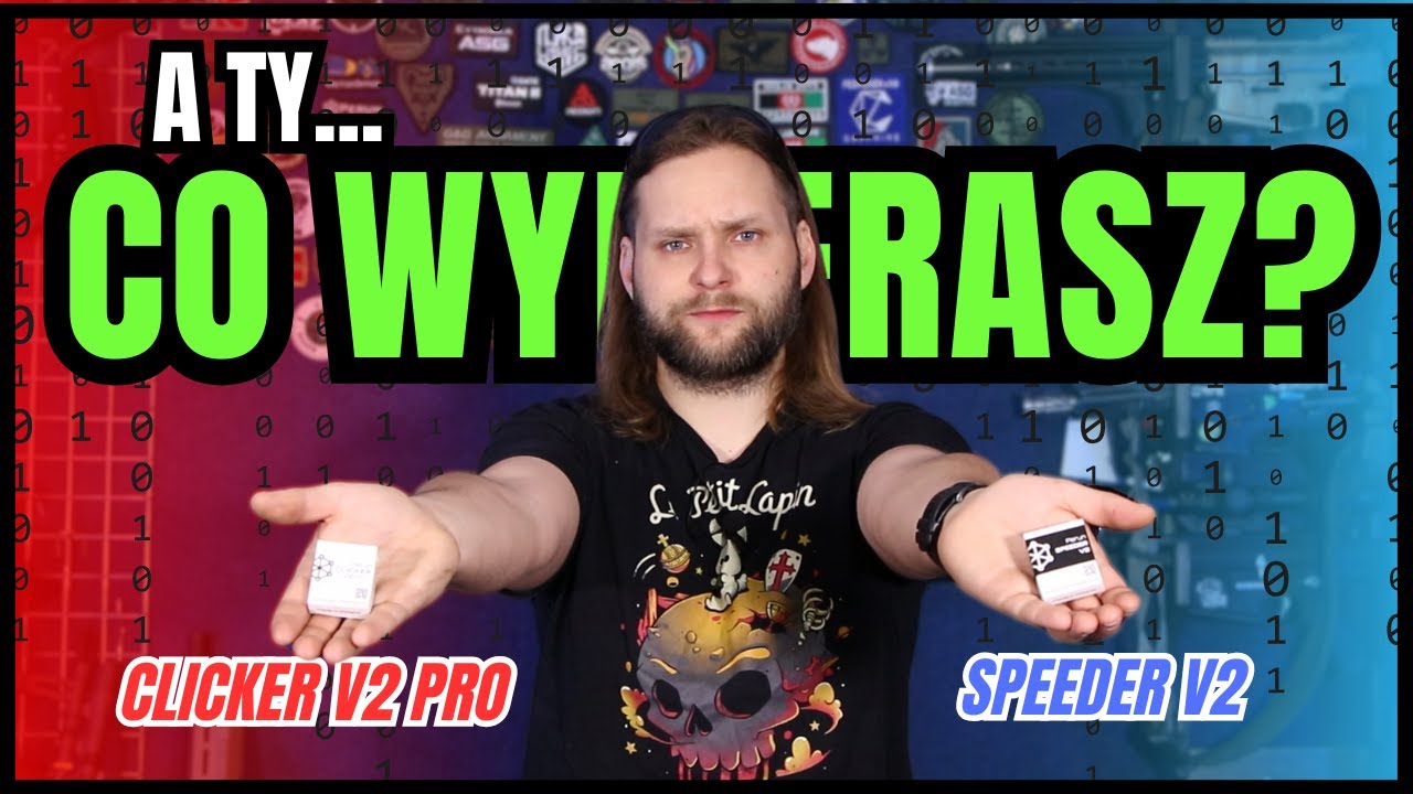 A ty którego wybierzesz? Clicker V2 Pro i Speeder V2 od Perun Airsoft | Recenzja - Instalacja