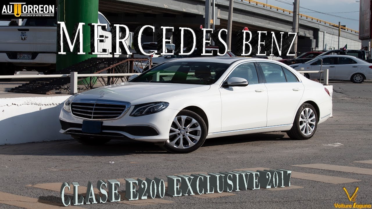 Mercedes Benz Clase E200 Exclusive 2017