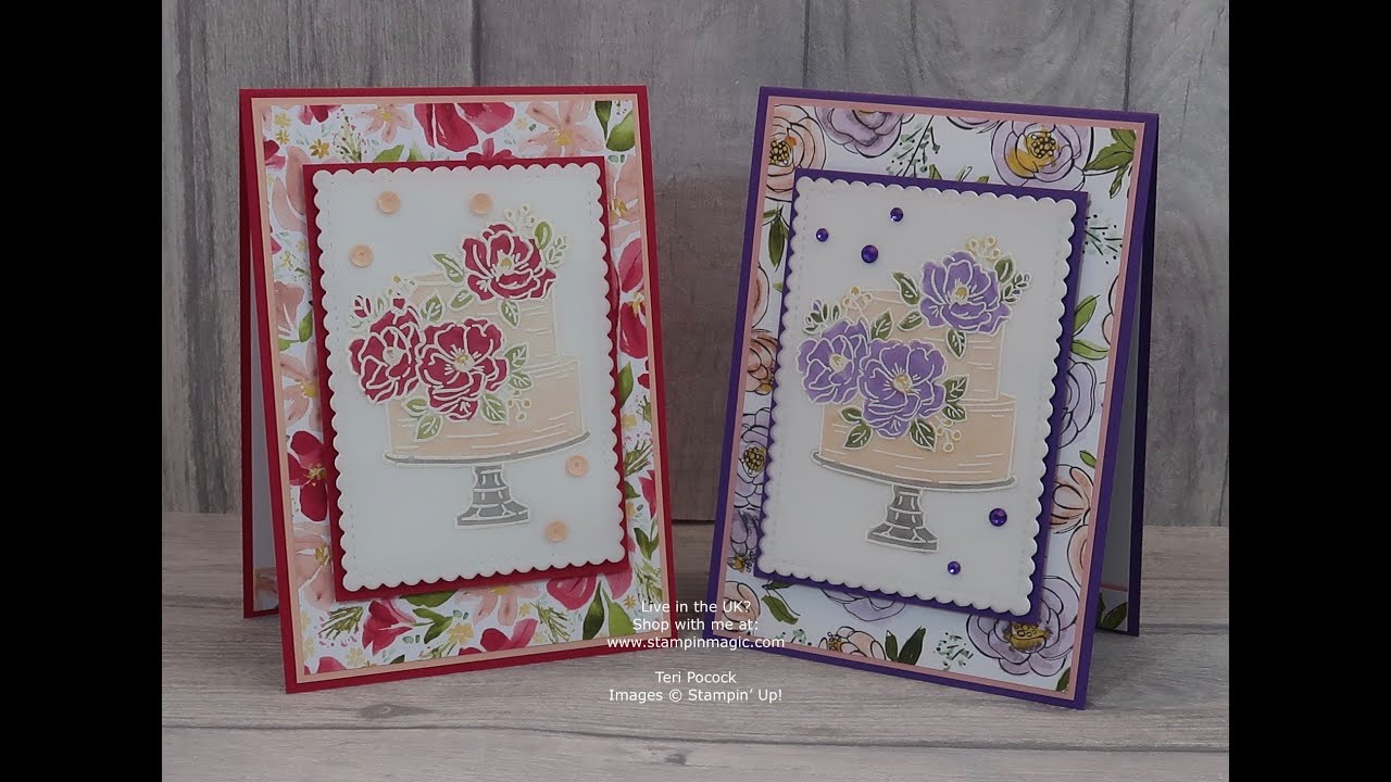Beautiful Card using the Happy Birthday To You stamp set from Stampin' Up!