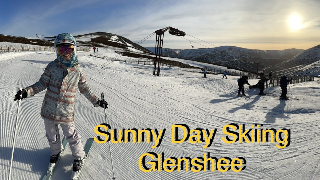 2023 Skiing at Glenshee on a Sunny Day