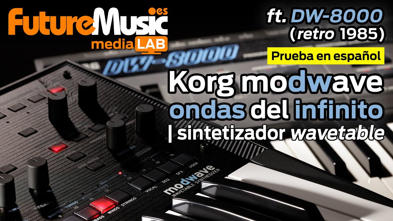 KORG modwave | ONDAS del infinito (ft. retro DW-8000 )