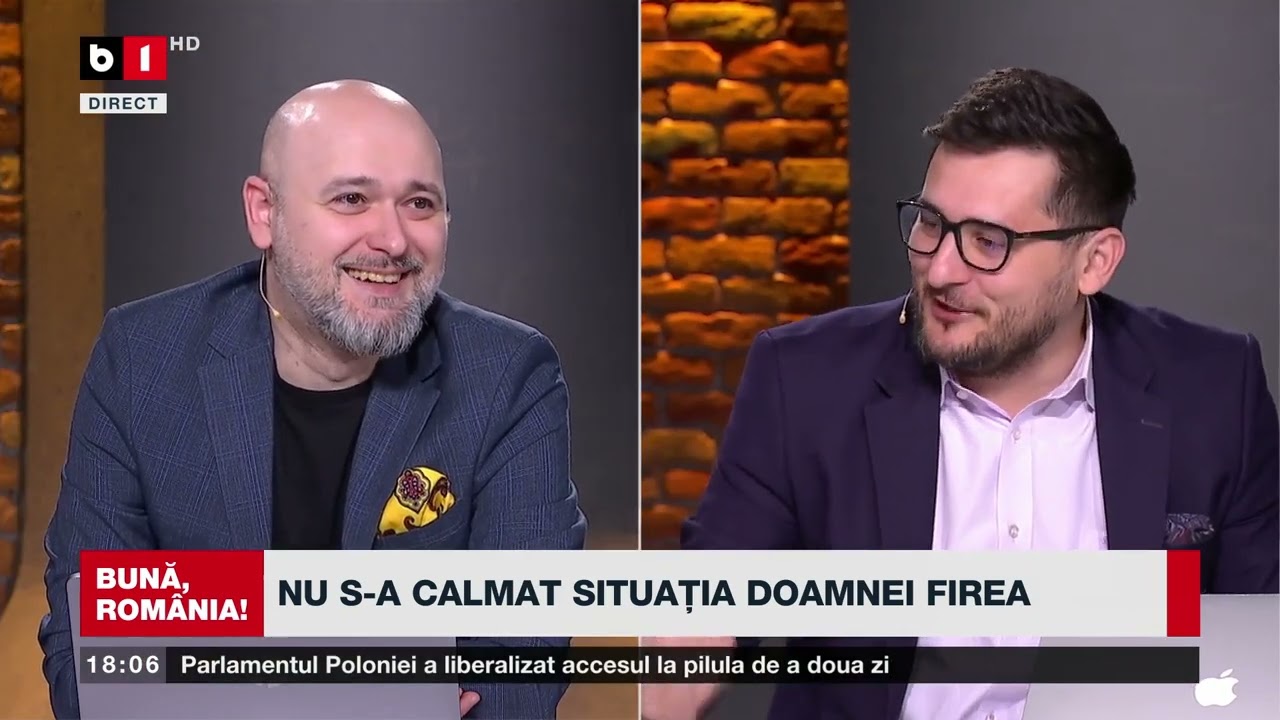BUNĂ, ROMÂNIA! TUDOSE, IRITAT DE PANDELE. NU S-A CALMAT SITUAȚIA DOAMNEI FIREA P1/2