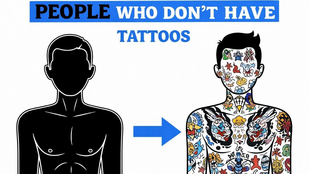 Psychology of People Who Don't Have Tattoos #psychology 