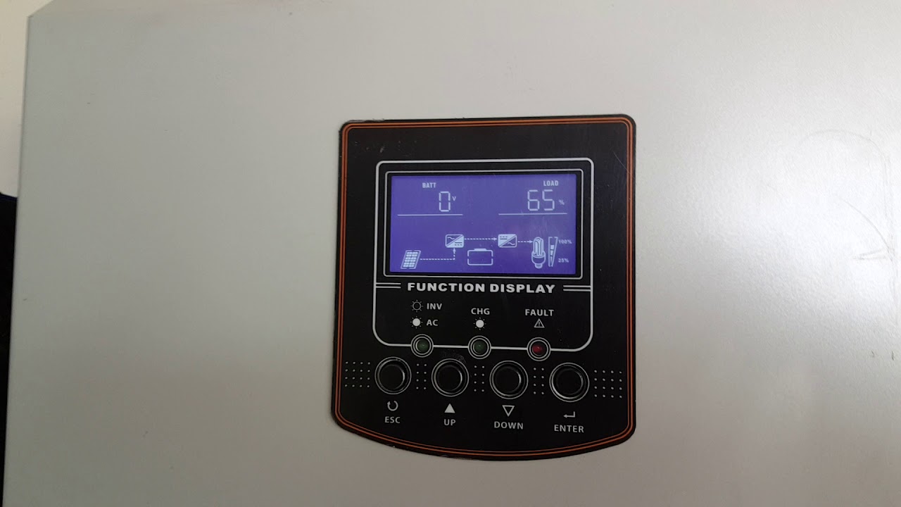 5000w NOVATEK solar inverter initial startup